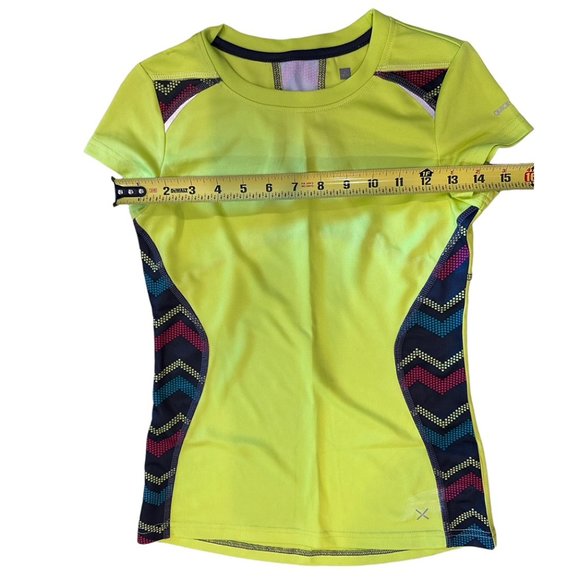 Xhilaration Sports Shortsleeve Tee, Yellow, Large Kids, Like New - Picture 4 of 7